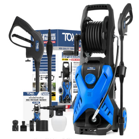 เครื่องฉีดน้ำแรงดันสูง TOMA JAPAN รุ่น ITX-180B 180 บาร์ 2800 วัตต์_7